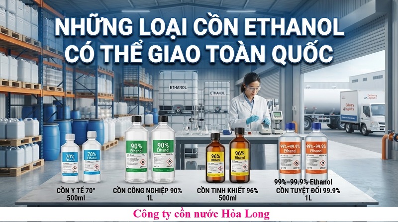 Cồn Ethanol Giao Hàng Toàn Quốc – Nguồn Cung Ổn Định Cho Doanh Nghiệp